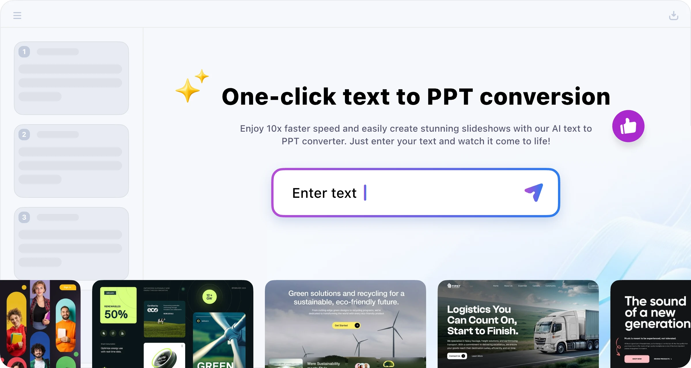 Convert Text to PPT at 10x Speed with AI for Free